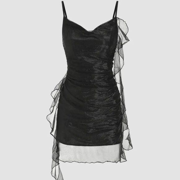 Cider Dresses & Skirts - CIDER black mini whimsigoth fairy hoco whimsical gothic baddie